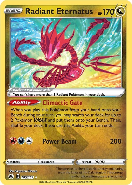 Image for Radiant Eternatus (105/159) - Pokemon