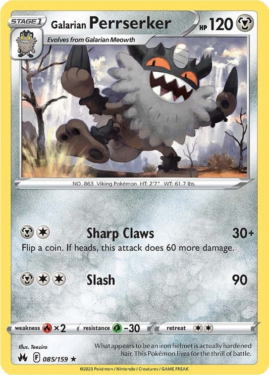 Image for Galarian Perrserker (085/159) - Pokemon