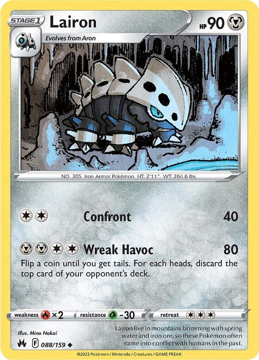 Image for Lairon (088/159) - Pokemon