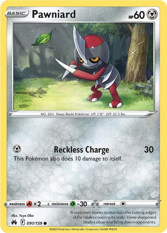 Image for Pawniard (91) (091/159) - Pokemon