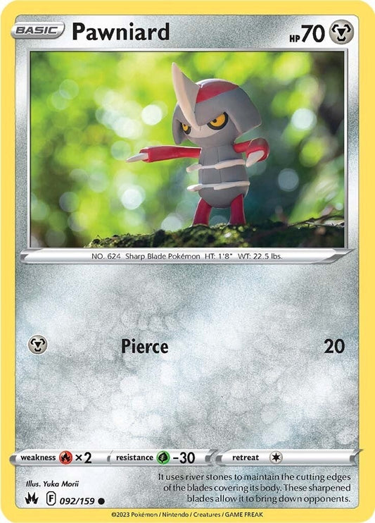 Image for Pawniard (92) (092/159) - Pokemon