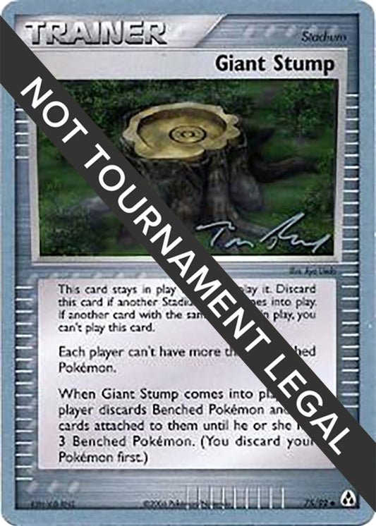 Image for Giant Stump - 2007 (Tom Roos) (75/92) - Pokemon