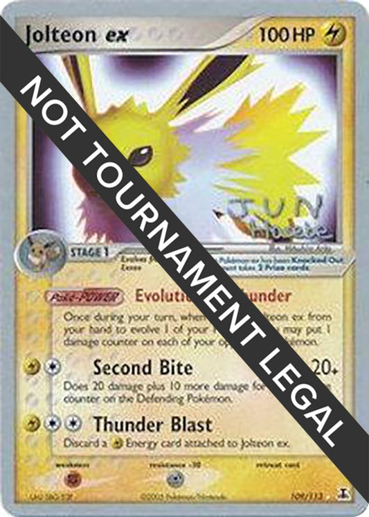 Image for Jolteon ex - 2007 (Jun Hasebe) (109/113) - Pokemon