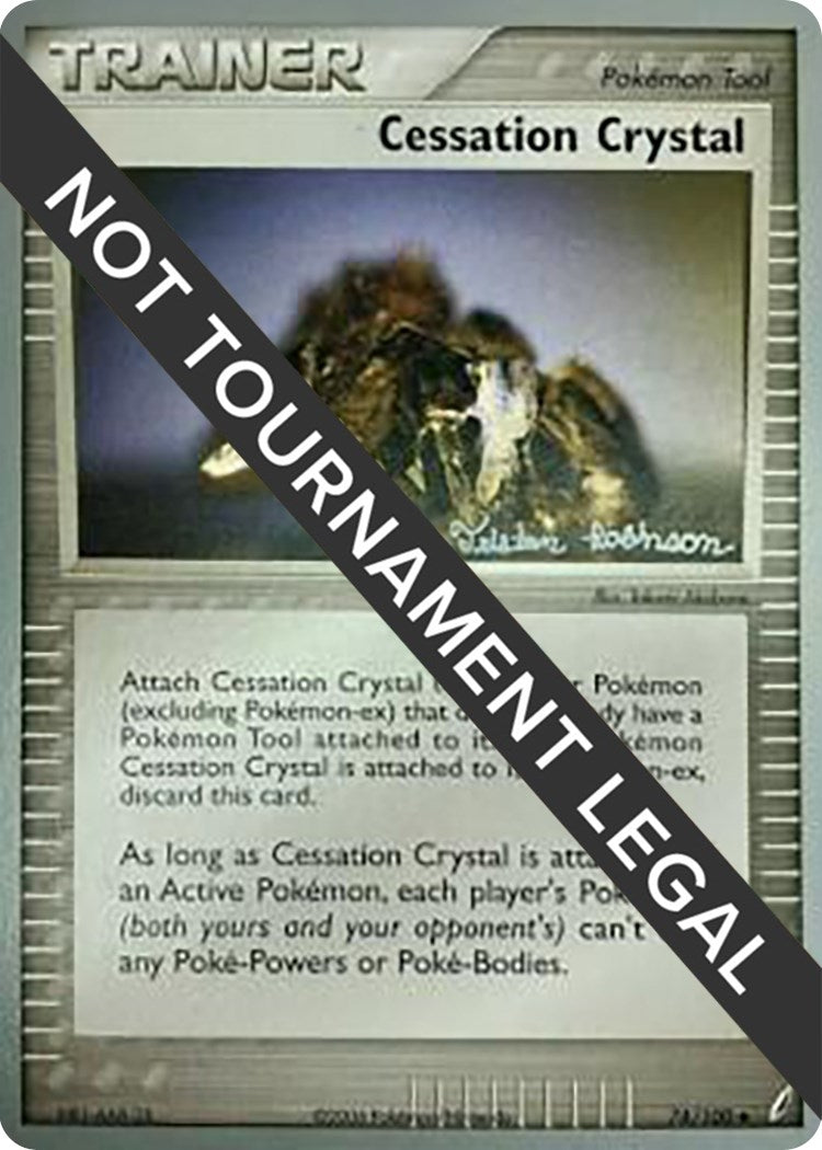 Image for Cessation Crystal - 2008 (Tristan Robinson) (74/100) - Pokemon