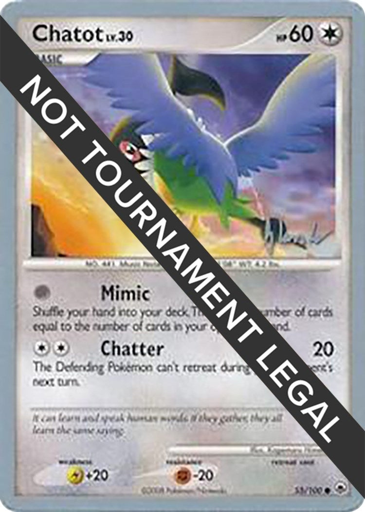 Image for Chatot - 2008 (Dylan Lefavour) (55/100) - Pokemon