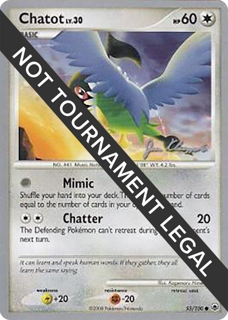Image for Chatot - 2008 (Jason Klaczynski) (55/100) - Pokemon
