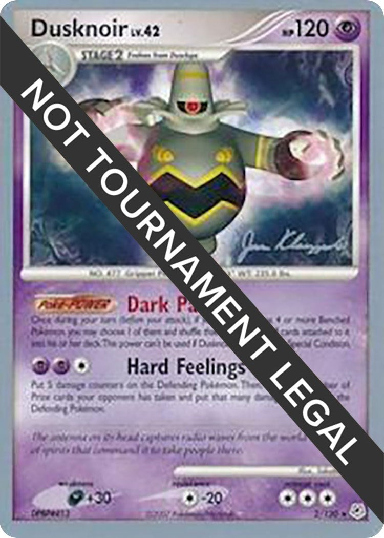Image for Dusknoir - 2008 (Jason Klaczynski) (2/130) - Pokemon