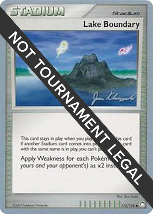 Image for Lake Boundary - 2008 (Jason Klaczynski) (112/123) - Pokemon