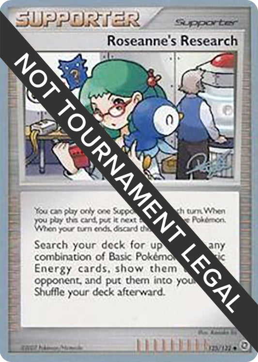 Image for Roseanne's Research - 2008 (Paul Atanassov) (125/132) - Pokemon