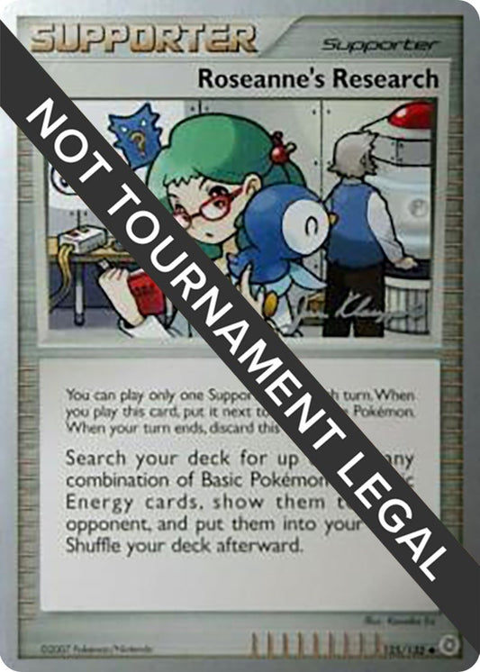 Image for Roseanne's Research - 2008 (Jason Klaczynski) (125/132) - Pokemon