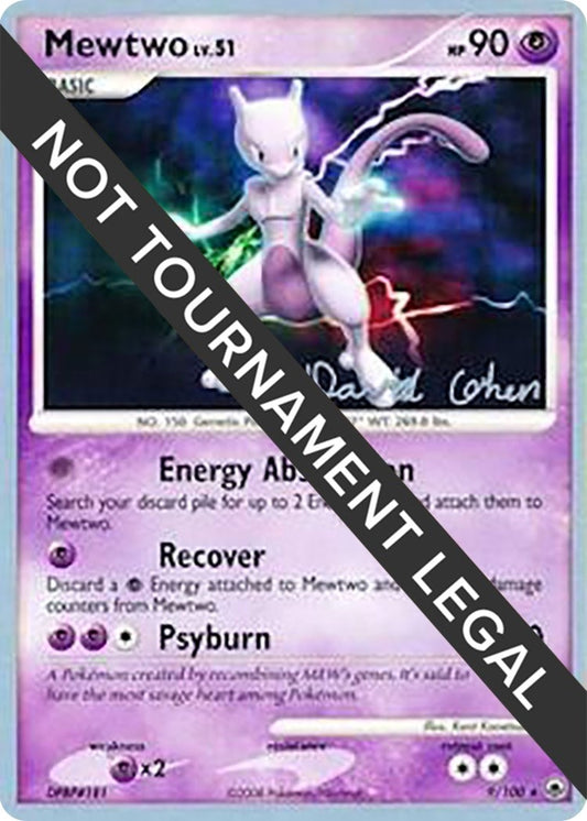 Image for Mewtwo - 2009 (David Cohen) (9/100) - Pokemon