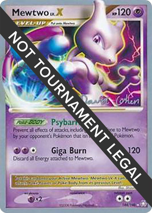Image for Mewtwo LV.X - 2009 (David Cohen) (144/146) - Pokemon