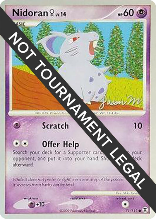 Image for Nidoran F - 2009 (Jason Martinez) (71/111) - Pokemon
