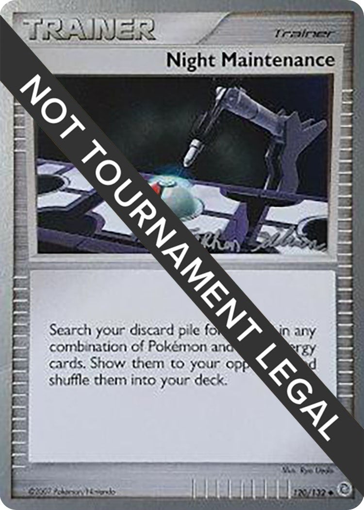 Image for Night Maintenance - 2009 (Stephen Silvestro) (120/132) - Pokemon