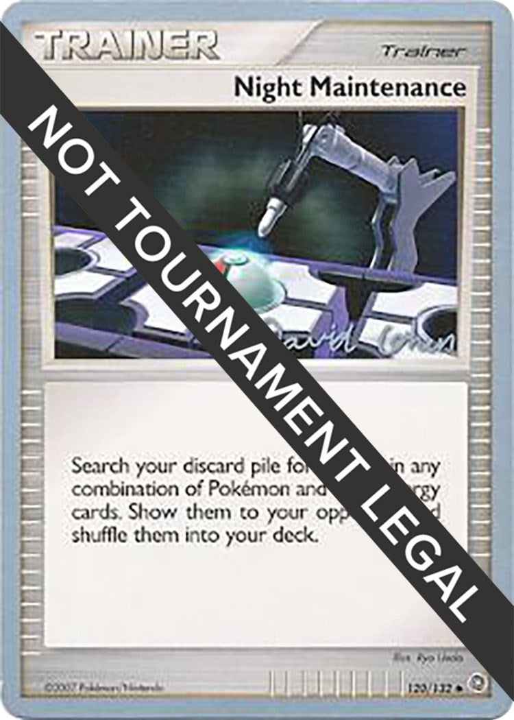 Image for Night Maintenance - 2009 (David Cohen) (120/132) - Pokemon