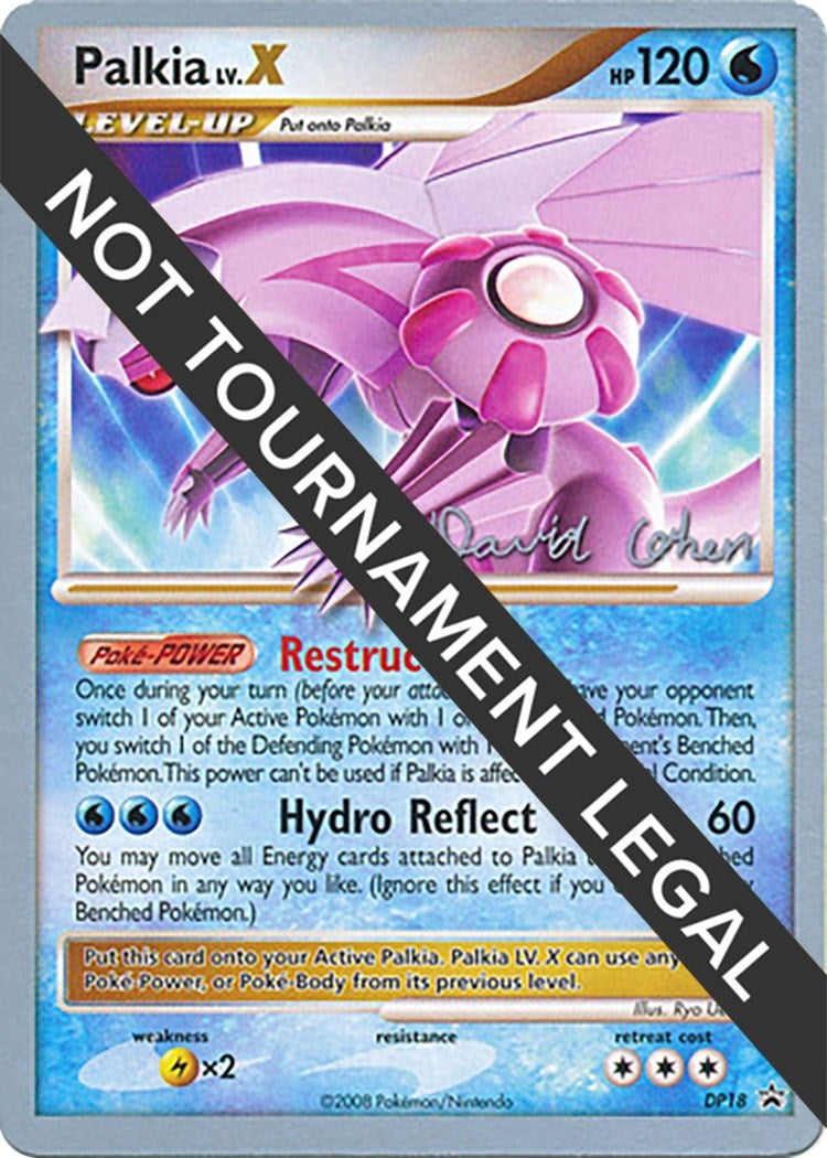 Image for Palkia LV.X - 2009 (David Cohen) (DP18) - Pokemon