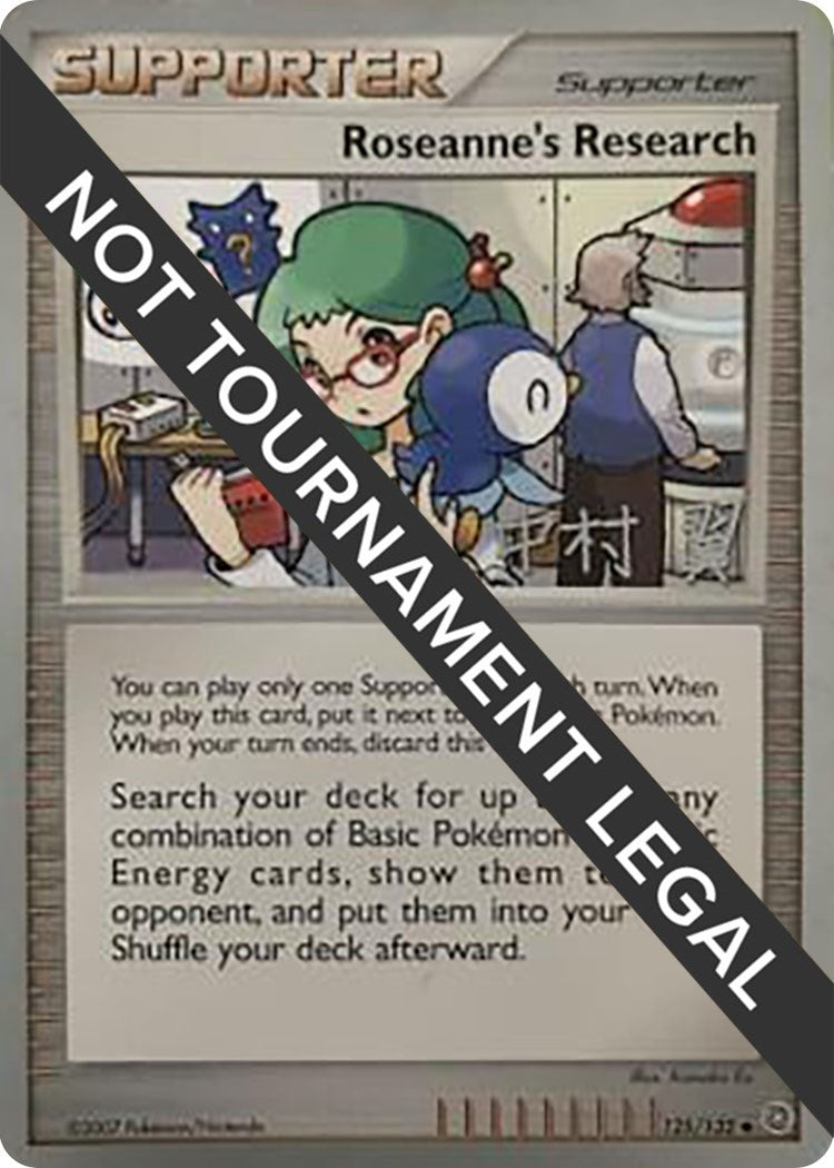 Image for Roseanne's Research - 2009 (Tsubasa Nakamura) (125/132) - Pokemon
