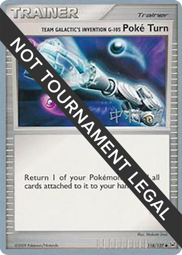 Image for Team Galactic's Invention G-105 Poke Turn - 2009 (Tsubasa Nakamura) (118/127) - Pokemon