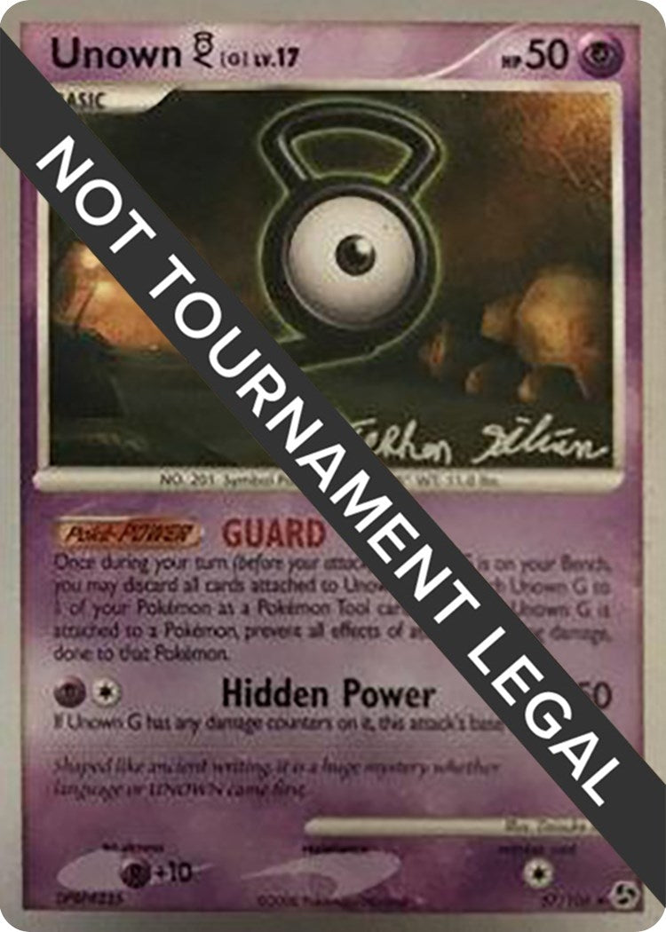 Image for Unown [G] - 2009 (Stephen Silvestro) (57/106) - Pokemon