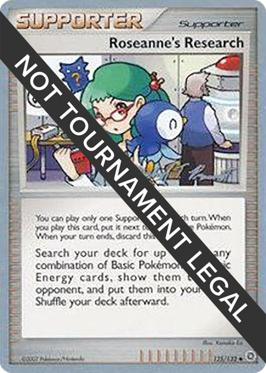 Image for Roseanne's Research - 2010 (Michael Pramawat) (125/132) - Pokemon