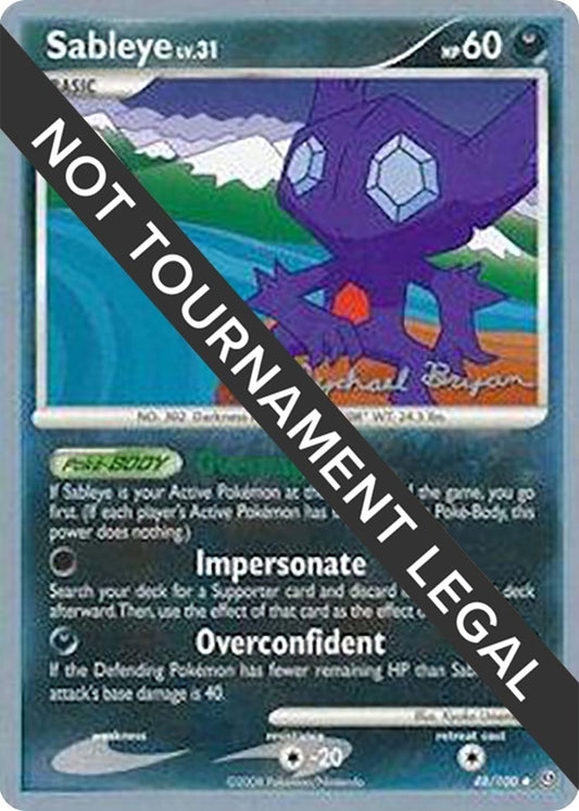 Image for Sableye - 2010 (Mychael Bryan) (48/100) - Pokemon