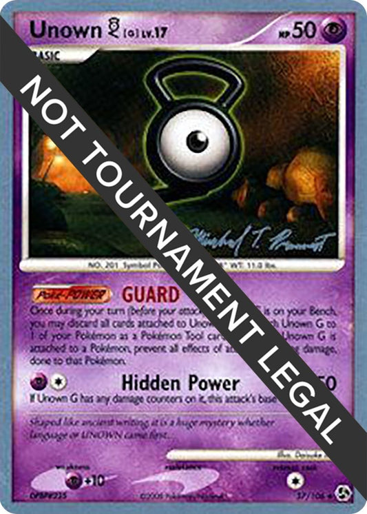 Image for Unown [G] - 2010 (Michael Pramawat) (57/106) - Pokemon