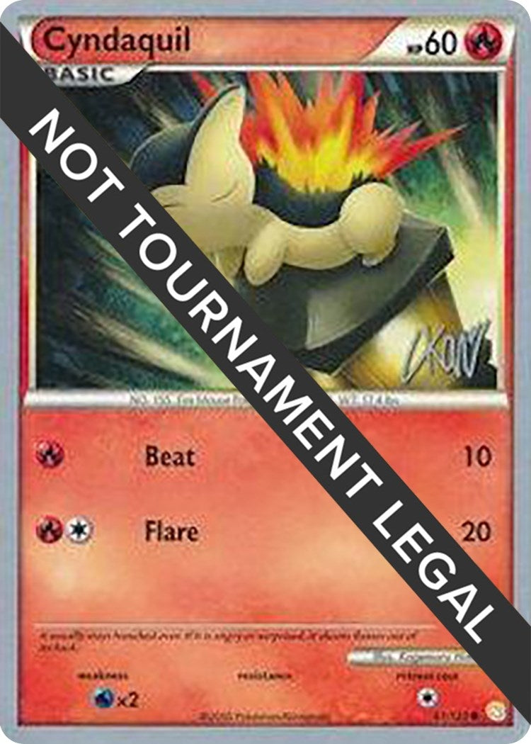 Image for Cyndaquil - 2011 (Christopher Kan) (61/123) - Pokemon