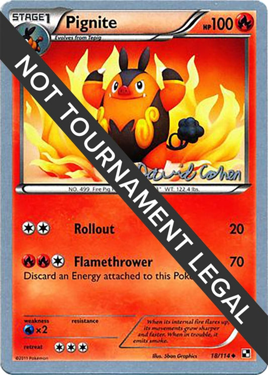 Image for Pignite - 2011 (David Cohen) (18/114) - Pokemon