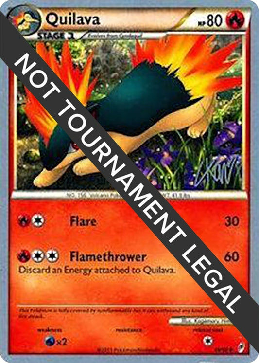 Image for Quilava - 2011 (Christopher Kan) (49/95) - Pokemon