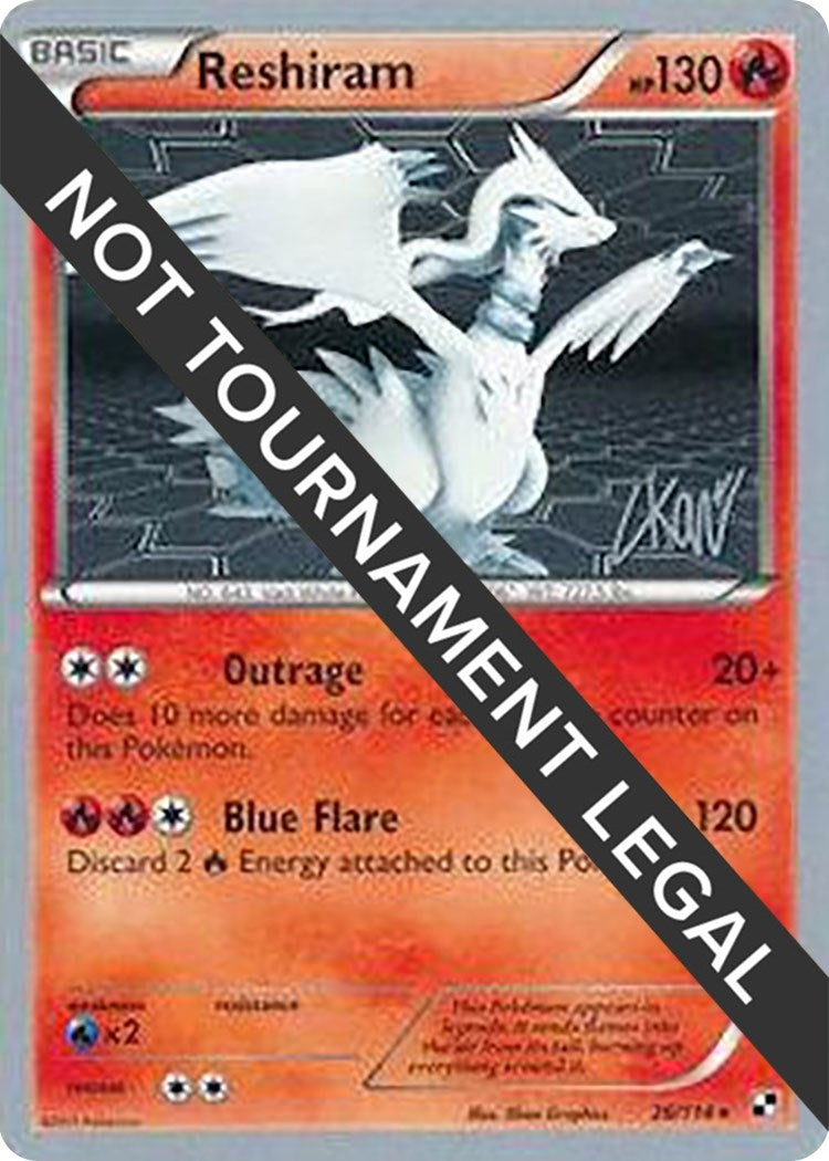 Image for Reshiram - 2011 (Christopher Kan) (26/114) - Pokemon