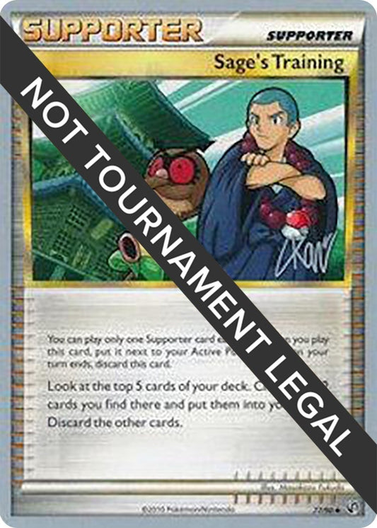Image for Sage's Training - 2011 (Christopher Kan) (77/90) - Pokemon