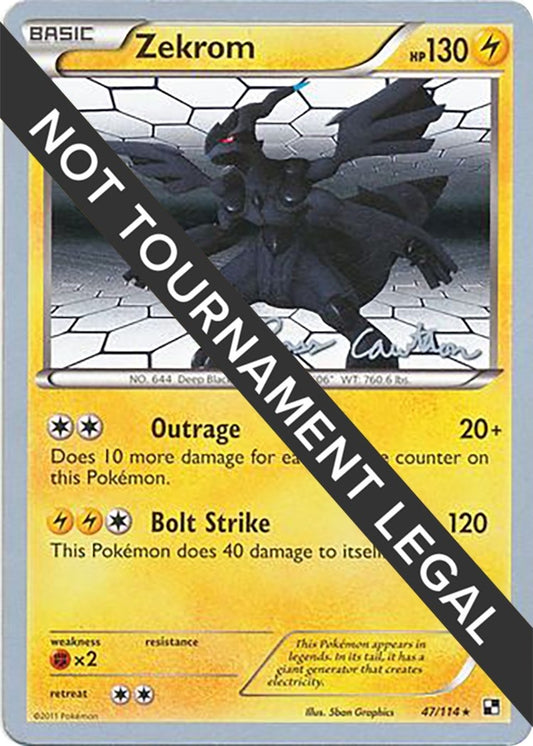 Image for Zekrom - 2011 (Ross Cawthon) (47/114) - Pokemon