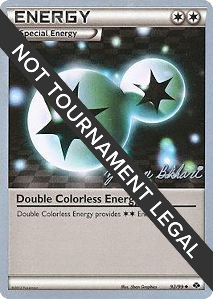 Image for Double Colorless Energy - 2012 (Zachary Bokhari) (92/99) - Pokemon