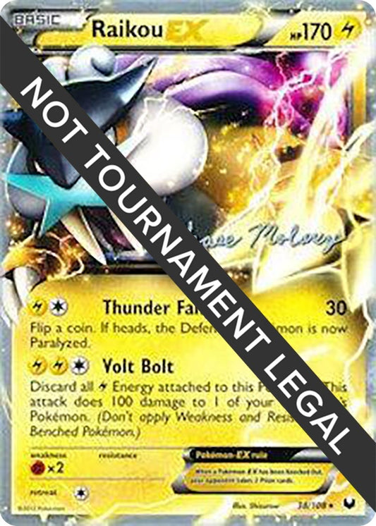 Image for Raikou EX - 2012 (Chase Moloney) (38/108) - Pokemon