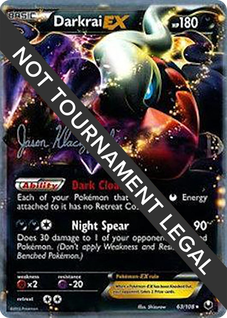 Image for Darkrai EX - 2013 (Jason Klaczynski) (63/108) - Pokemon