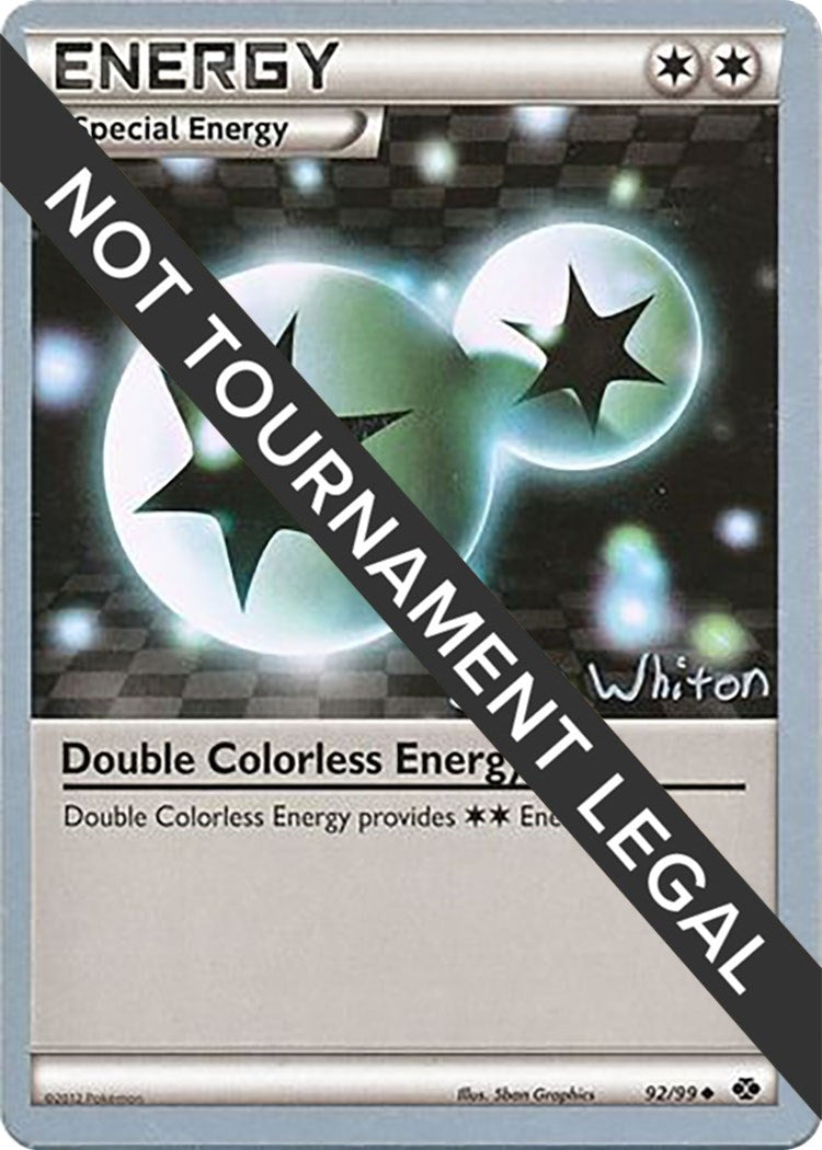 Image for Double Colorless Energy - 2013 (Ian Whiton) (92/99) - Pokemon
