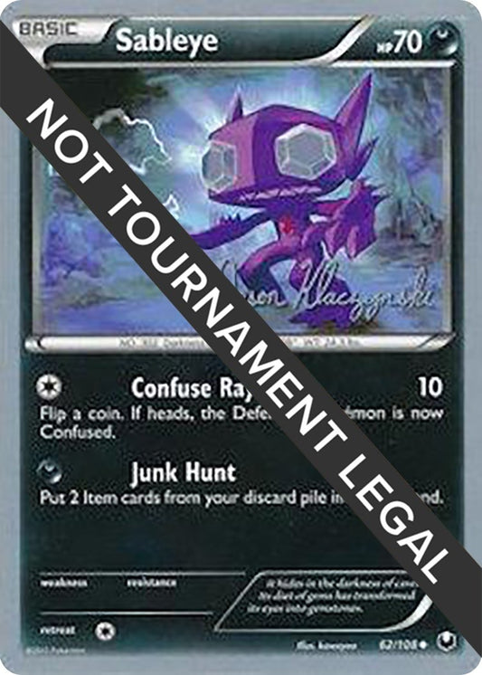 Image for Sableye - 2013 (Jason Klaczynski) (62/108) - Pokemon