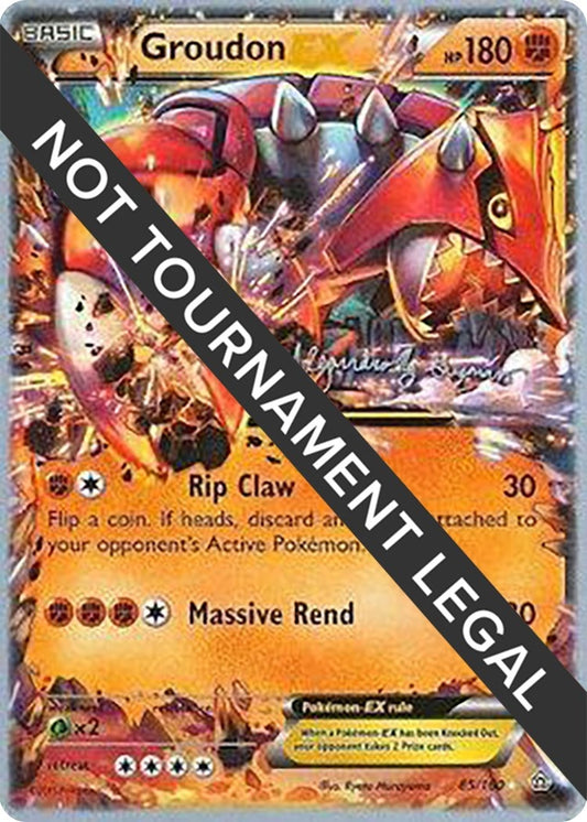 Image for Groudon EX - 2015 (Alejandro Ng-Guzman) (85/160) - Pokemon