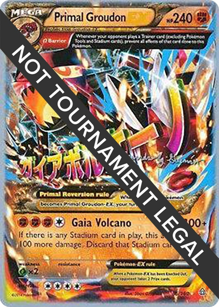Image for Primal Groudon EX - 2015 (Alejandro Ng-Guzman) (86/160) - Pokemon