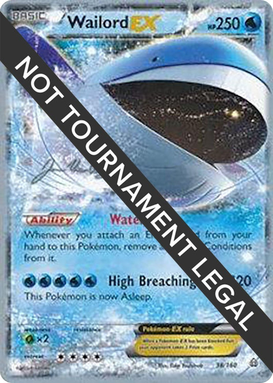 Image for Wailord EX - 2015 (Jacob Van Wagner) (38/160) - Pokemon