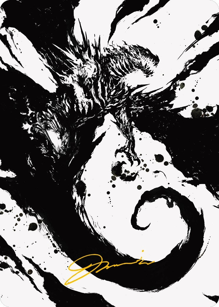 Image for Capricious Hellraiser Art Card (Gold-Stamped Signature) (73) - Magic: The Gathering
