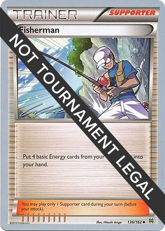 Image for Fisherman - 2016 (Cody Walinski) (136/162) - Pokemon