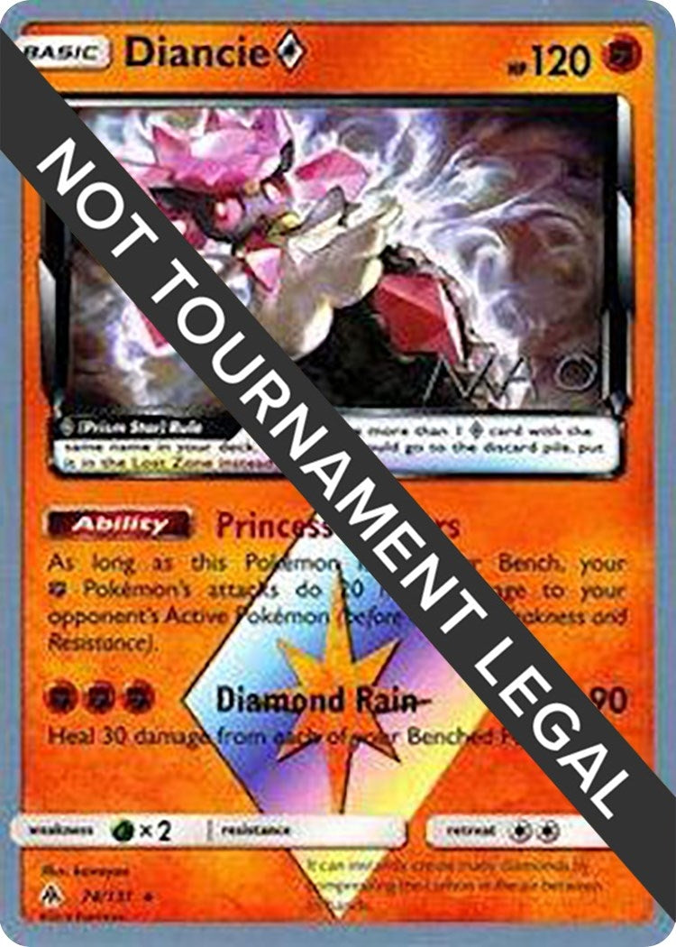 Image for Diancie Prism Star - 2018 (Naohito Inoue) (74/131) - Pokemon