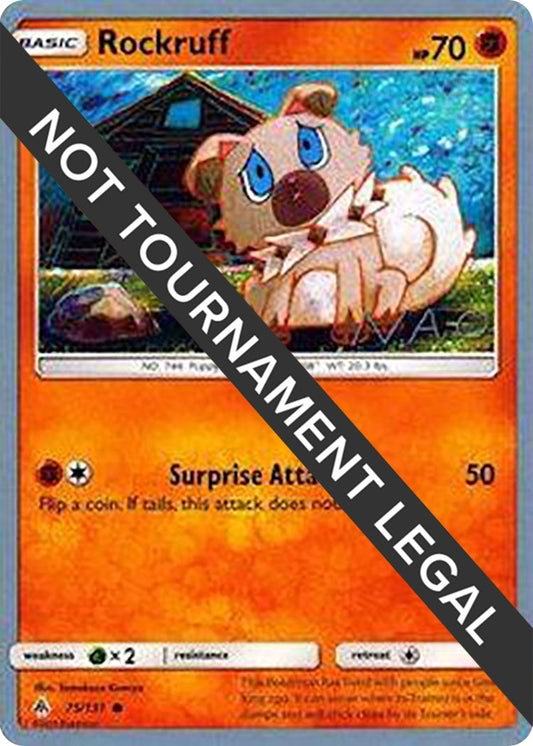 Image for Rockruff - 2018 (Naohito Inoue) (75/131) - Pokemon