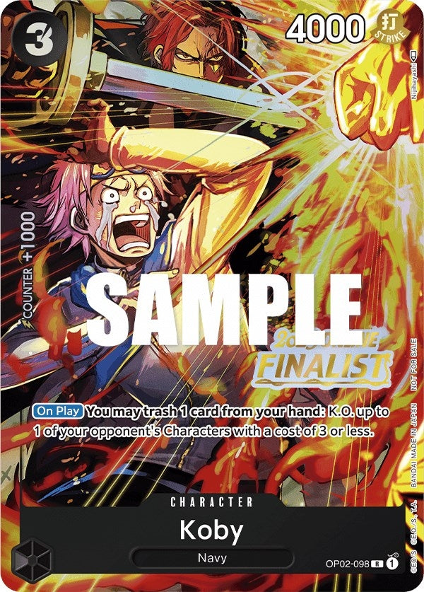 Image for Koby (Online Regional 2023) [Finalist] (OP02-098) - One Piece Card Game