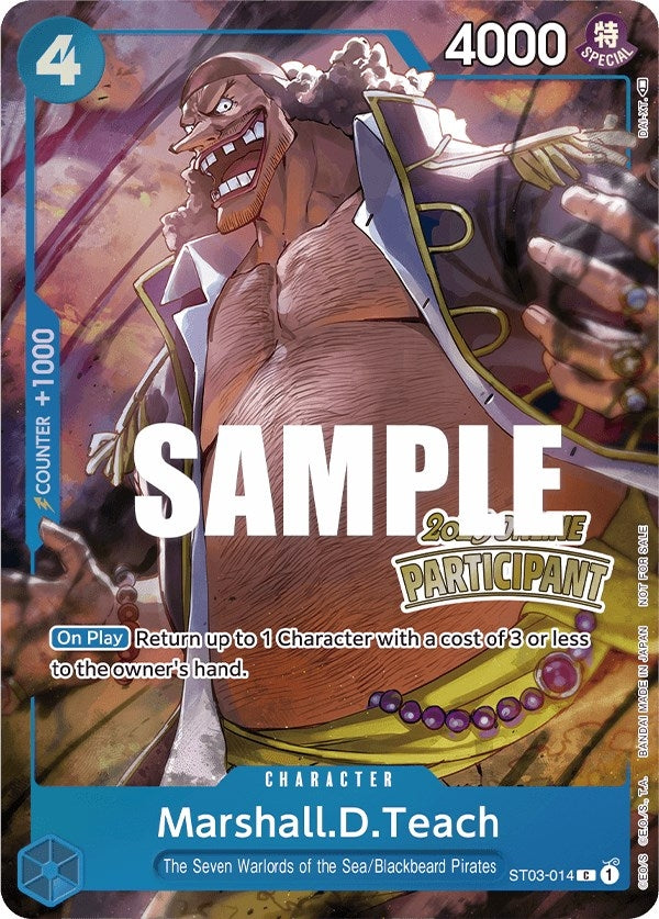 Image for Marshall.D.Teach (Online Regional 2023) [Participant] (ST03-014) - One Piece Card Game