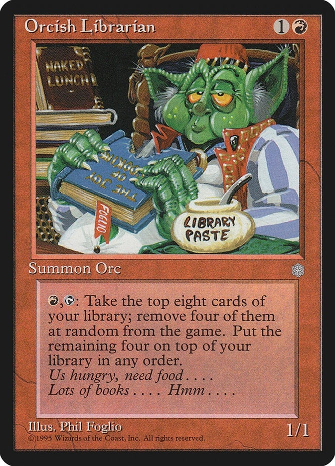 Image for Orcish Librarian - Magic: The Gathering