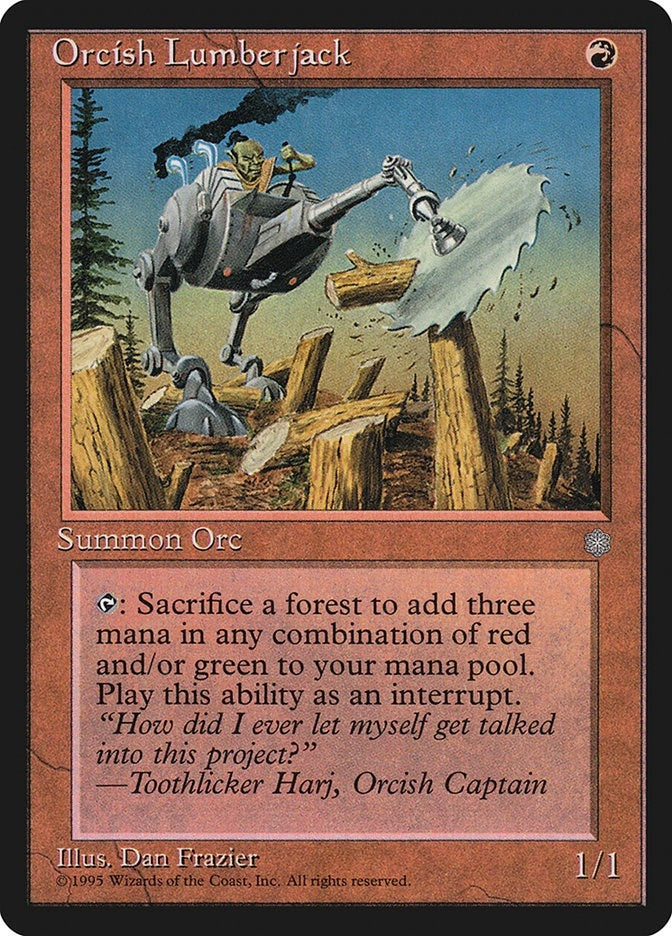 Image for Orcish Lumberjack - Magic: The Gathering