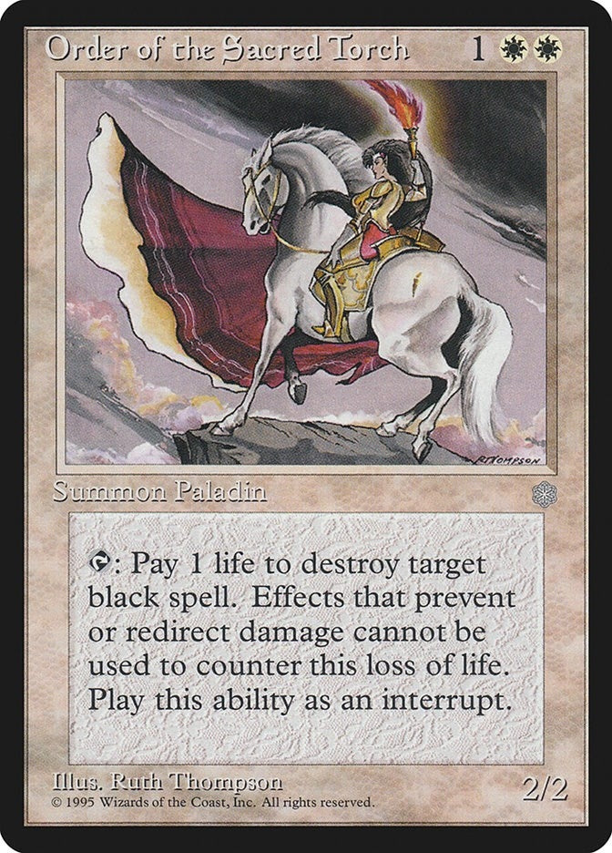Image for Order of the Sacred Torch - Magic: The Gathering