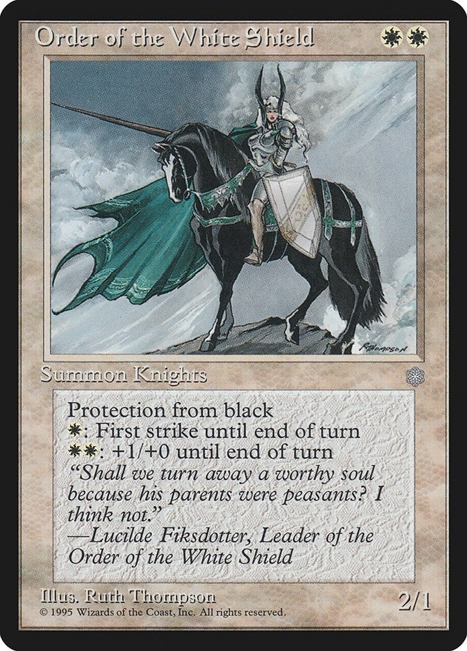 Image for Order of the White Shield (270) - Magic: The Gathering